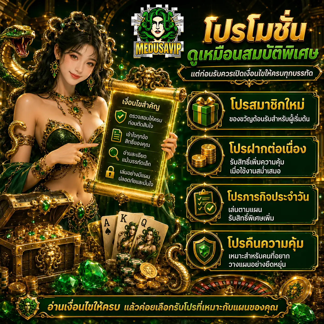 โปรโมชั่นดูเหมือนสมบัติพิเศษ แต่ก่อนรับควรเปิดเงื่อนไขให้ครบทุกบรรทัด